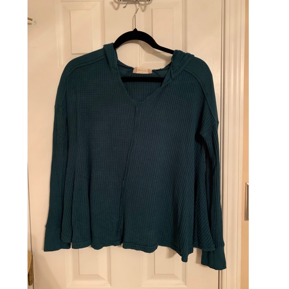 Altard State hunter green thermal hoodie